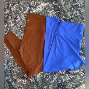 Lululemon Align Leggings Bundle Both Size 14